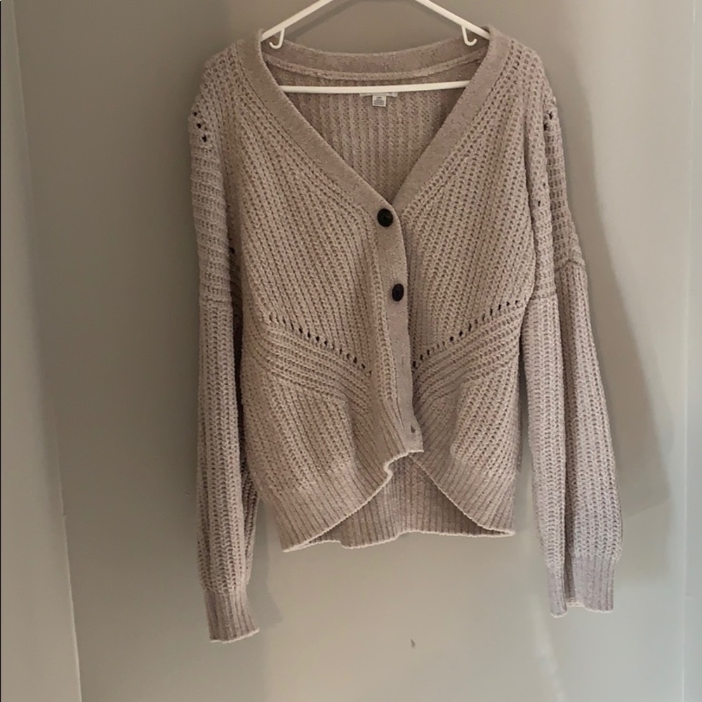 Fuzzy cardigan